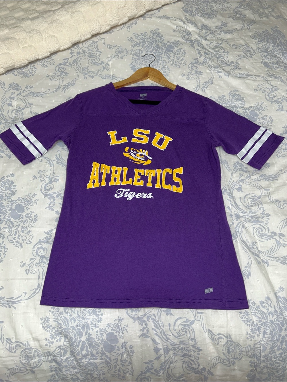 LSU Athletics Soffe Purple Crewneck Tee